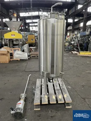 USED Walker 400 Liter Walker Agitated Recevier, 316L S/S, 14.9#