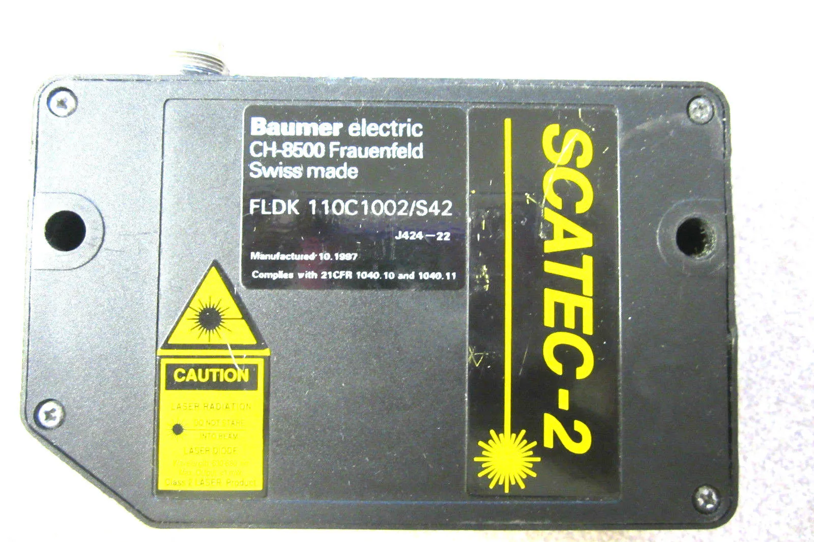 BAUMER ELECTRIC FLDK 110C1002/S24 LASER COUNTER SCATEC-2