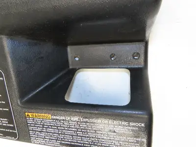 EZGO 640 Stand On Stockchaser Steering Console Black Plastic Cover Only