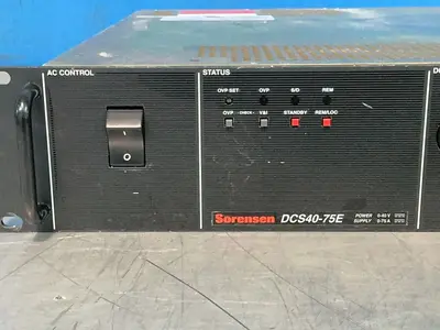Used SORENSEN DCS4075EM9C Single Output Power Supplies Ohio US | HGR 24 #1335371