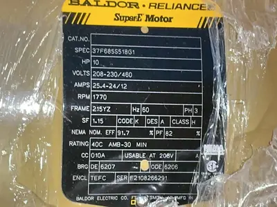 Used BALDOR 37F685S518G1 Motors (misc) Ohio US | HGR 24 #1764628