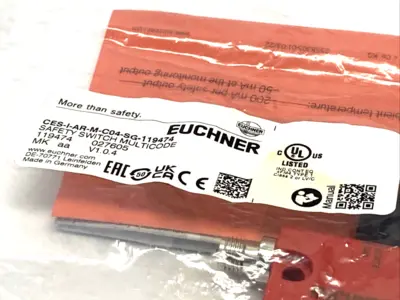 New | in-Stock Euchner Multicode RFID Safety Switch M8 8-Pin Relays & Switches Michigan US | Maverick Industrial Sales #1401215