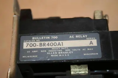 USED ALLEN BRADLEY 700-BR400A1 SER A