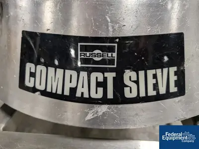 USED Russell Russel Finex Sieve, Model 17240, S/S