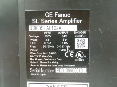 USED FANUC SL SERIES SERVO AMPLIFIER DRIVE MODULE