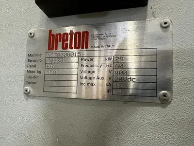 2018 BRETON COUNTOURBRETON NC300 Stone Equipment | Machine Tool Emporium (7)