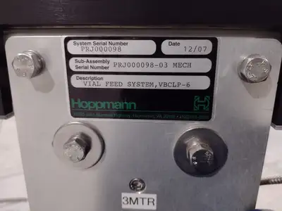 Used Shibuya Hoppmann Centrifugal Vial Feed System & Pre-Feed Elevator Bottle Feed Hopper Elevator Michigan US | Maverick Industrial Sales #1390580