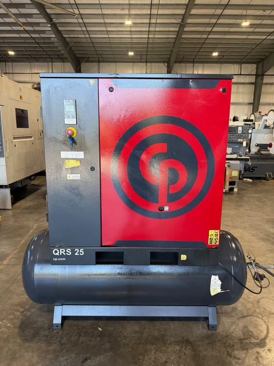 Used 2020 CHICAGO PNEUMATIC QRS25 Rotary Screw & Sliding Vane Air Compressors Florida US | GMT #874824