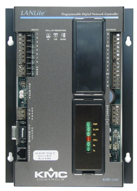 KMC Controls KMD-5205 LanLite Controller Tier-1 Ethernet Ready Direct Digital [Refurbished]