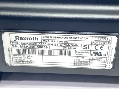 New | in-Stock Bosch Rexroth R911306383 Servo Motors Michigan US | Maverick Industrial Sales #1398625
