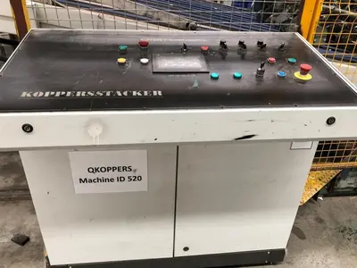 66″ x 115″ Koppers 3 color Rotary Die Cutter with Stacker