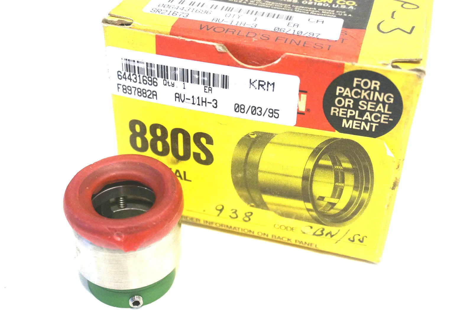 NEW CHESTERTON 880S SEAL SHAFT SIZE .938 CODE CBN/SS