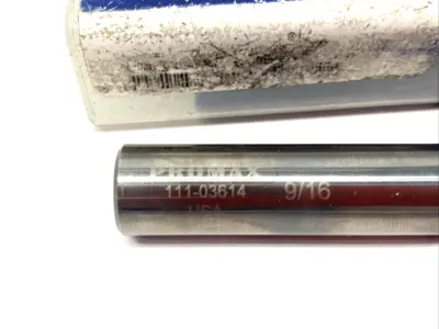USED PROMAX SQUARE END MILL: 9/16" DIA, 1-1/4" LOC, 9/16" SHANK, 4-FLUTE
