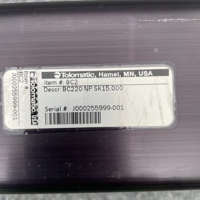 Used Tolomatic BC220 NP SK15.000 Pneumatic Cylinders California US | Davliegogo LLC #1705688