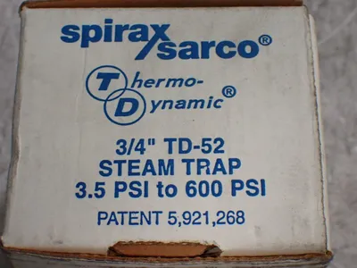 New | in-Stock SPIRAX / SARCO TD52 Pumps Ohio US | HGR 24 #872349
