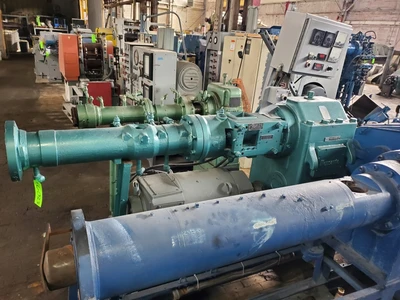 Monsanto Troester 90mm Cold Feed Rubber Extruder