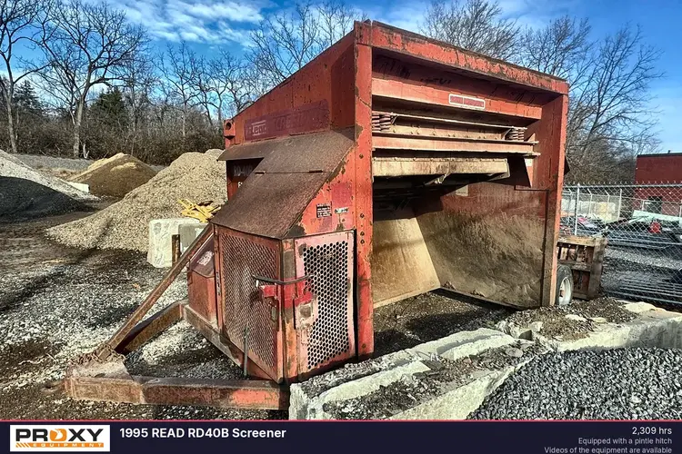 Used 1995 READ RD40B SCREENER Vibratory Screens Pennsylvania US | Proxy Equipment #1385037