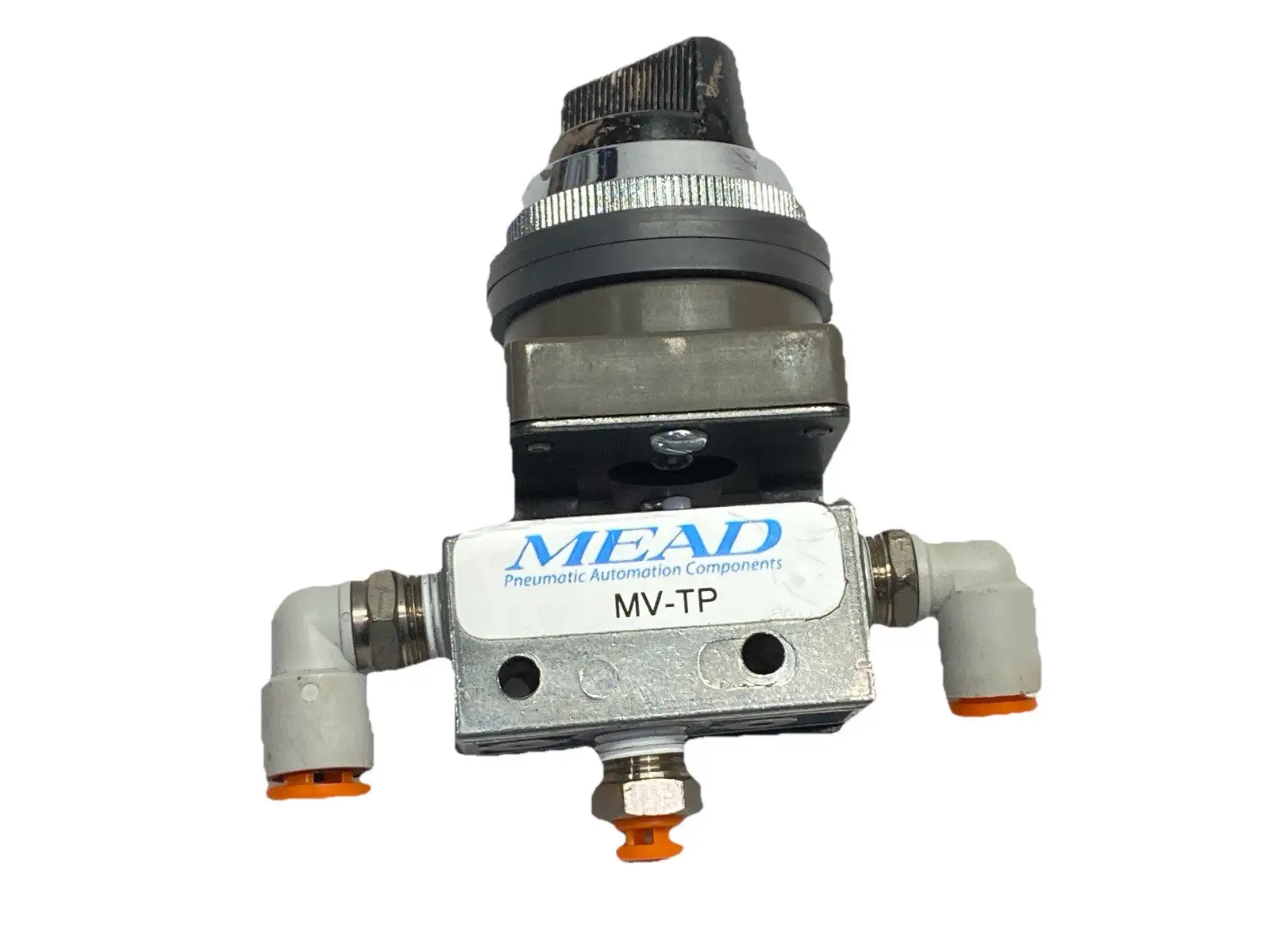 Used Mead Manually Actuated Two-Position 3-Way Pilot Valve 1/8" NPT Valves/Fittings Michigan US | Maverick Industrial Sales #1402319