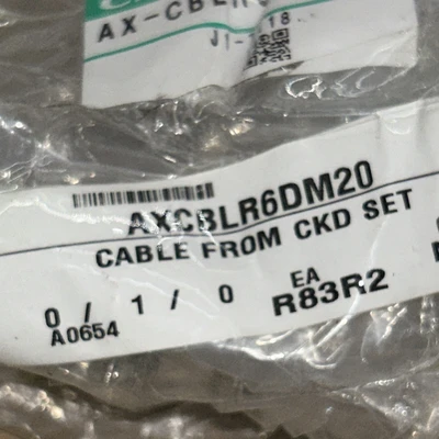 Cable Unit AX-CBLR6-DM20 From CKD Set NNB Fast Shipping From 🇺🇸 +Warranty