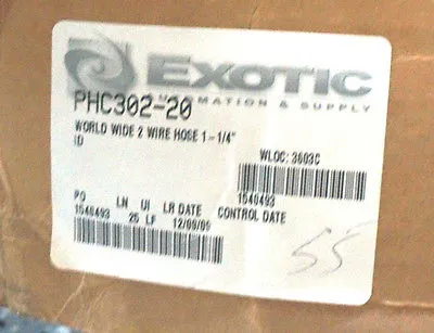 NEW PARKER 302-20 HYDRAULIC HOSE 1 1/4'' 50FT 3022020