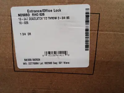 Used Schlage Schlage Lock Assembly P515-409 Locksmith Equipment/Supplies US | Infinity wholesale & Supply LLC #1305760