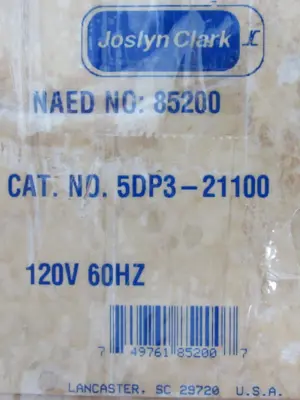 NEW JOSLYN CLARK 5DP3-21100 CONTACTOR 5DP321100
