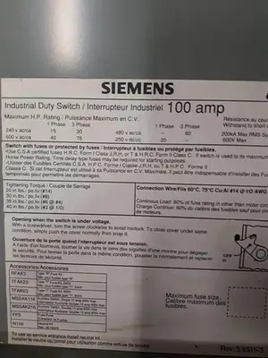 600V Electrical Disconnects & Switches