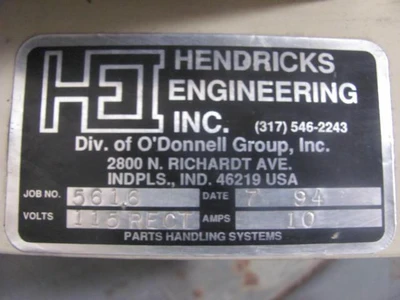 Used HENDRICKS ENGINEERING _UNKNOWN_ Vibratory Bowl Feeder | OCO Industrial #1711246