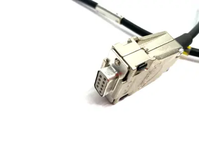 USED KEYENCE REV. B COMMUNICATION CABLE, CUSTOM ENDED