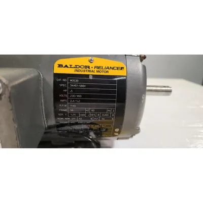 Used 1/2HP Industrial Electric TEFC Motor 1140RPM, 56 Frame, 3 Phase