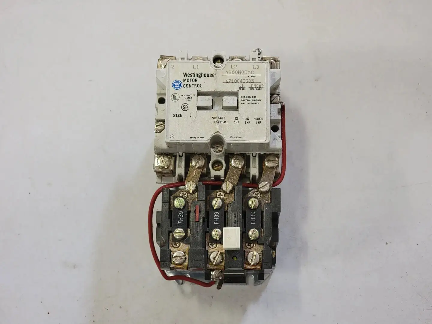 USED WESTINGHOUSE A200M0CAC