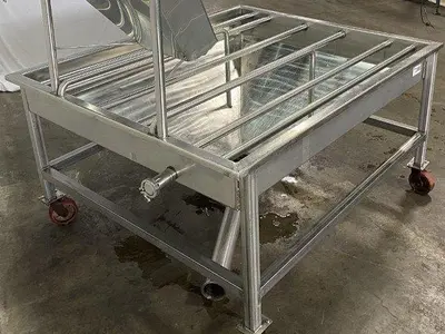 SS 150 Gallon Hopper