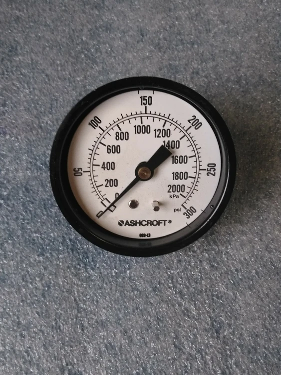 Used ASHCROFT 25W1001TH-02B-XUC-100 Pressure Gauge 2-1/ Temperature Monitoring Arizona US | ASSET CONVERSION SPECIALISTS, INC. #325066