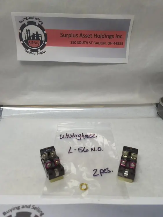 Used WESTINGHOUSE L-56 N.O. Miscellaneous Equipment (Electrical & Power) | Surplus Asset Holdings #1199593