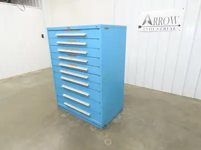 Nu-Era Modular Tool Storage Cabinet 10 Drawer 45x28x61" Vidmar Lista Stanley