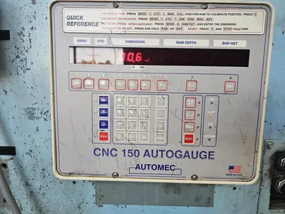 NIAGARA HBM-175-10-12 Fabricating Machinery, Press Brakes, Hydraulic | Holland Equipment Hunters, Inc. (6)