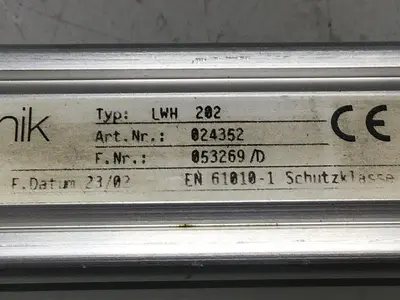 USED NOVOTECHNIK LWH202