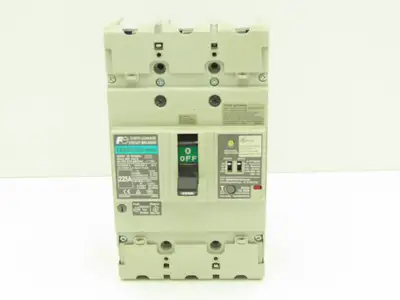 Fuji EW250JAGU-3P225 Earth Leakage Circuit Breaker 3-Pole 225A 100-440VAC