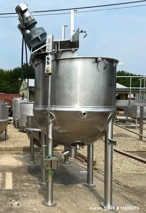 Used GROEN 300/NA/2/TA Stainless Steel Tanks Illinois US | Aaron Equipment #207542