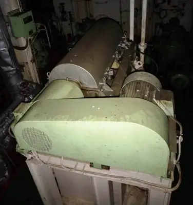 Mitsubishi/Krauss-Maffei KVZ-25-ML decanter centrifuge, 316SS.