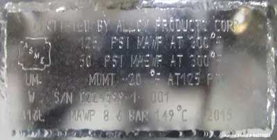 Alloy Products 31.8 Liter Stainless Steel Tank – Jacketed Process Vessel on Casters