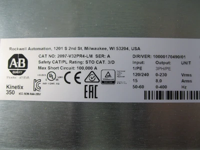 USED Allen Bradley 2097-V32PR4-LM