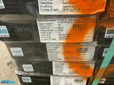 Pallet of Mixed Vinyl Flooring