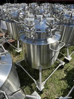 Precision Stainless Vertical 316L SS High-Performance Freeze/Thaw Tank - Used.