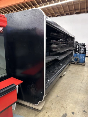 130-0208 Hussmann ID5SL8 16' Remote Open Air Dairy Deli Produce Cooler