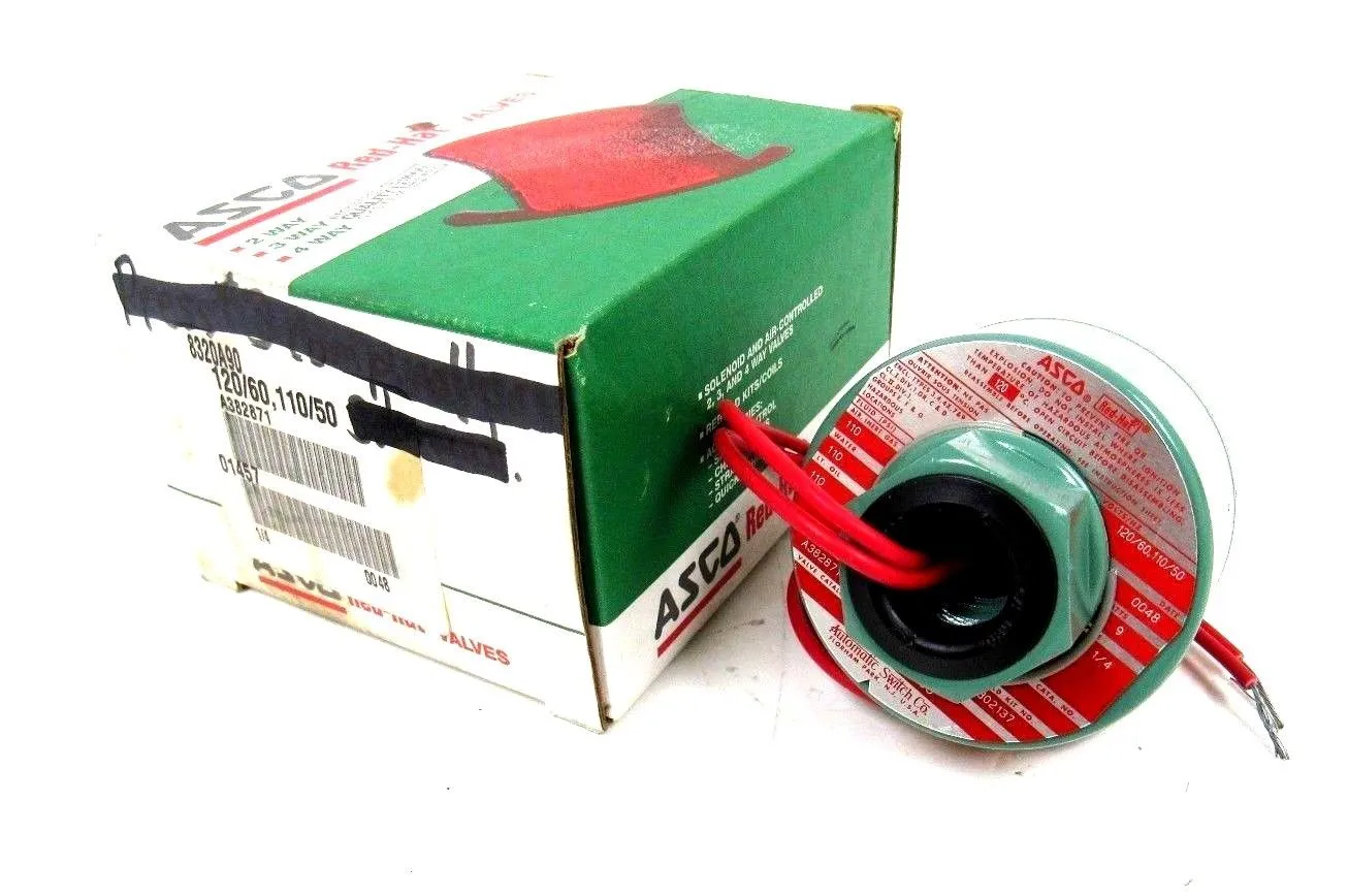 NEW ASCO 8320A90 SOLENOID VALVE 120/60 110/50