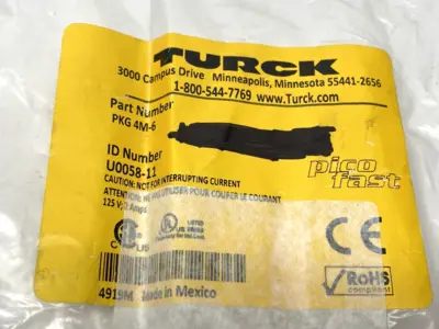 USED TURCK PKG 4M-6, U0058-11