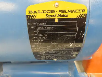Carver Vertical Sump Pump 175 GPM 45' Hd 5Hp 230/460V 3PH 2x1.5"x 8.75" Impeller