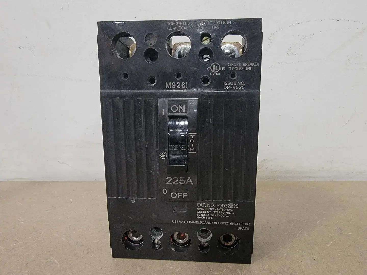 Used GENERAL ELECTRIC TQD32225 Switchgears British Columbia CA | Lenmark #294484