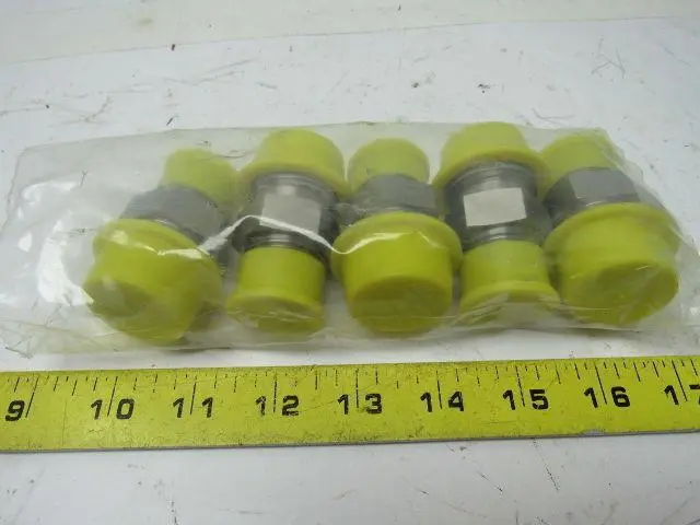 Cap Midlock 3/4" Pipe Thread Size 0.750 Stainless Steel Lot of 5